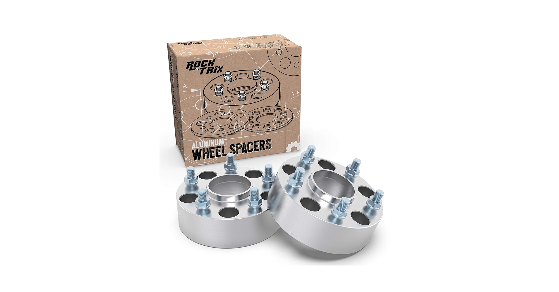 Amazon.com: RockTrix 2pcs 2 inch Hubcentric 5x4.5 Wheel